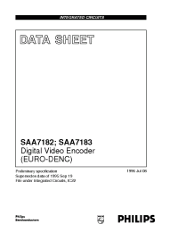 Datasheet SAA7182B производства Philips