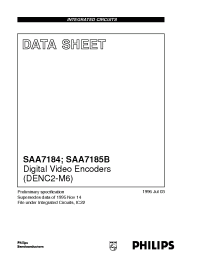 Datasheet SAA7184 производства Philips