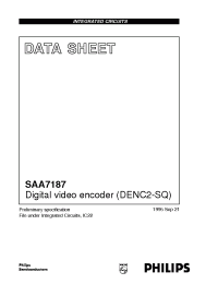 Datasheet SAA7187 производства Philips