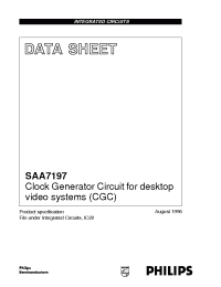 Datasheet SAA7197P производства Philips
