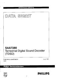 Datasheet SAA7280P производства Philips