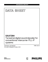 Datasheet SAA7284GP производства Philips