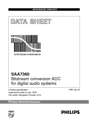 Datasheet SAA7360GP производства Philips