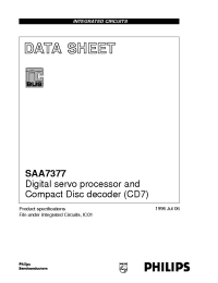 Datasheet SAA7377GP/EU производства Philips