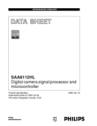 Datasheet SAA8112HL производства Philips