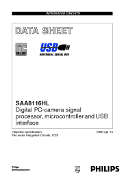 Datasheet SAA8116HL производства Philips