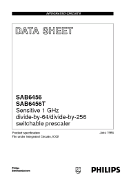 Datasheet SAB6456 производства Philips