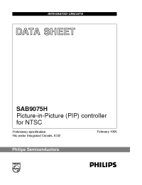 Datasheet SAB9075H производства Philips
