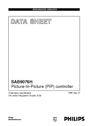 Datasheet SAB9076H/N3 производства Philips