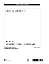 Datasheet SC4000 производства Philips