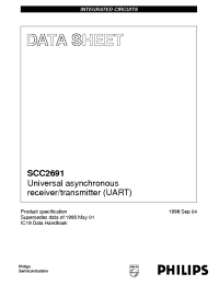 Datasheet SCC2691AC1D24 manufacturer Philips
