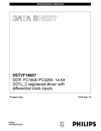 Datasheet SSTVF16857DGV manufacturer Philips