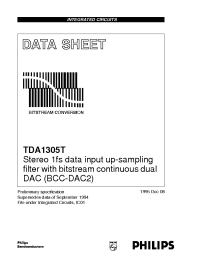 Datasheet TDA1305 производства Philips