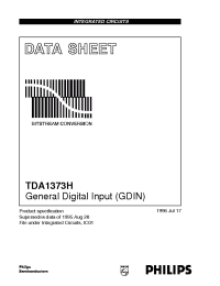 Datasheet TDA1373H производства Philips