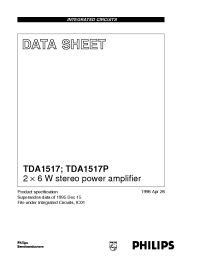 Datasheet TDA1517 производства Philips