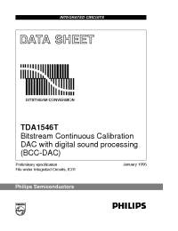 Datasheet TDA1546T производства Philips
