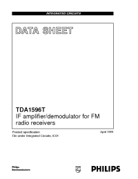Datasheet TDA1596T производства Philips