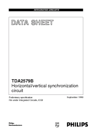 Datasheet TDA2579B производства Philips