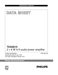 Datasheet TDA2615/N1 производства Philips