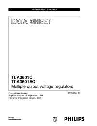 Datasheet TDA3601AQ/N2 производства Philips