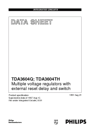 Datasheet TDA3604Q/N1 производства Philips