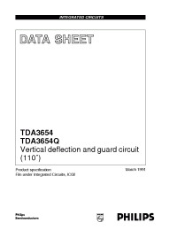 Datasheet TDA3654Q производства Philips