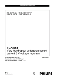 Datasheet TDA3664A производства Philips