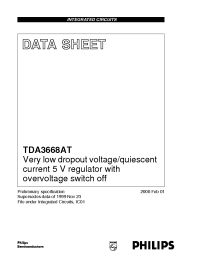 Datasheet TDA3668 производства Philips