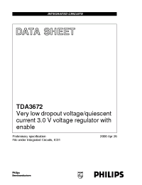 Datasheet TDA3672AT производства Philips