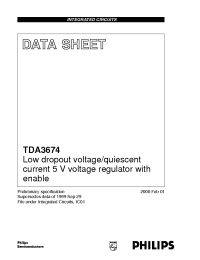 Datasheet TDA3674 производства Philips