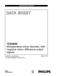 Datasheet TDA4650WP/V4 производства Philips