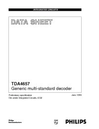 Datasheet TDA4657T производства Philips