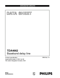 Datasheet TDA4662T производства Philips
