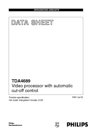 Datasheet TDA4689 производства Philips