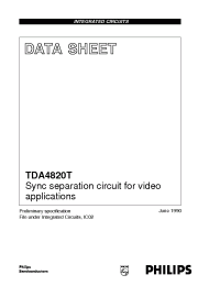 Datasheet TDA4820T производства Philips