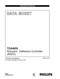 Datasheet TDA4855 производства Philips