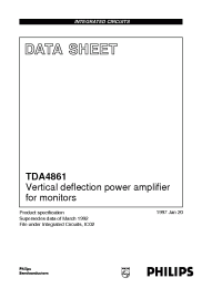 Datasheet TDA4861 производства Philips