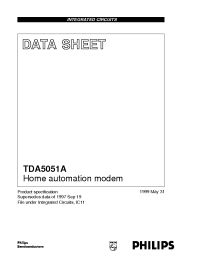 Datasheet TDA5051AT производства Philips