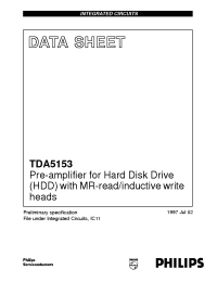 Datasheet TDA5153X производства Philips