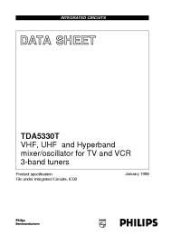 Datasheet TDA5330T/C5 производства Philips