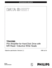 Datasheet TDA5360UH производства Philips