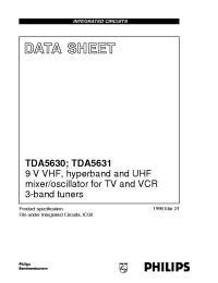 Datasheet TDA5630 производства Philips