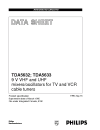 Datasheet TDA5632M производства Philips
