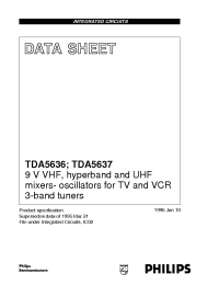 Datasheet TDA5636T производства Philips