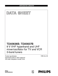 Datasheet TDA5736T/C1/M1 производства Philips