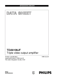 Datasheet TDA6108 производства Philips