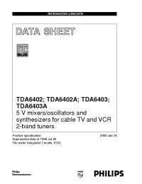 Datasheet TDA6402A производства Philips