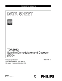 Datasheet TDA8043 производства Philips