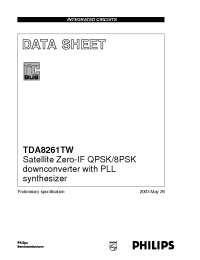 Datasheet TDA8261 производства Philips