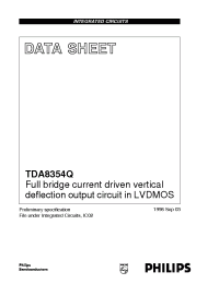 Datasheet TDA8354Q производства Philips